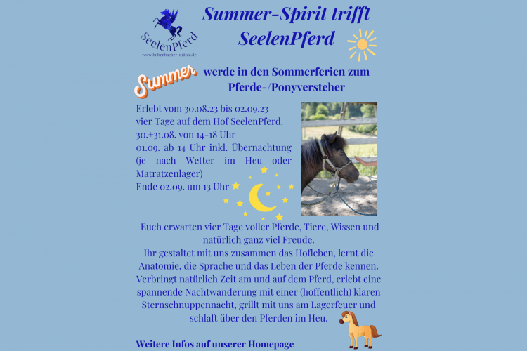 Summer-Spirit trifft SeelenPferd